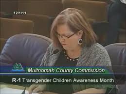 Jenn Burleton transgender awareness day Multnomah County