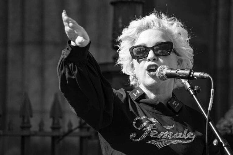 photo of Posie Parker by Iain Masterton