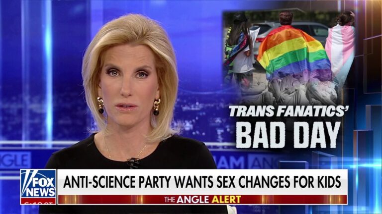 ingraham sex changes for kids