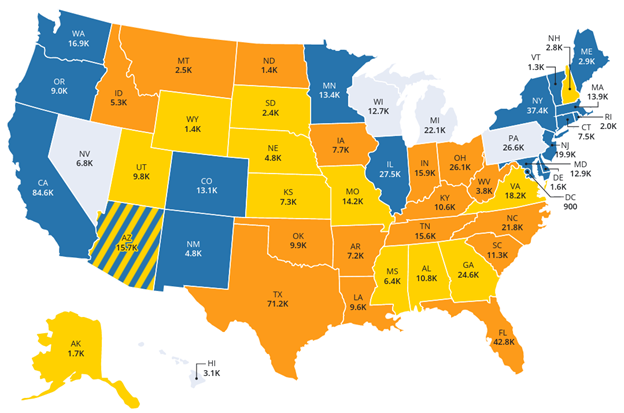 williams institute trans issue landscape map